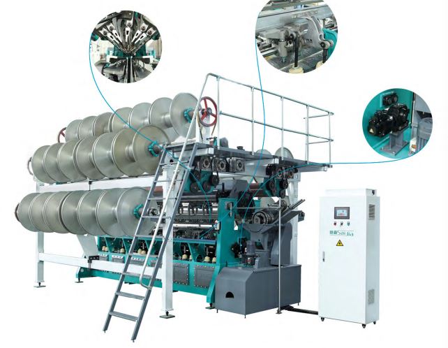 SGE288C Short-and-medium Pile Fabric Warp Knitting Machine With Double Needle Bars